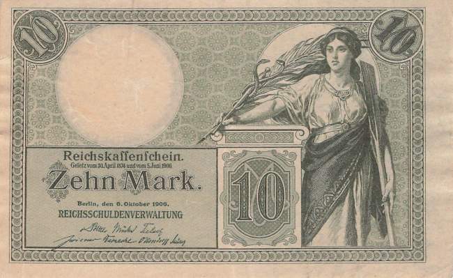 10 Mark 1906 V Ro.27b